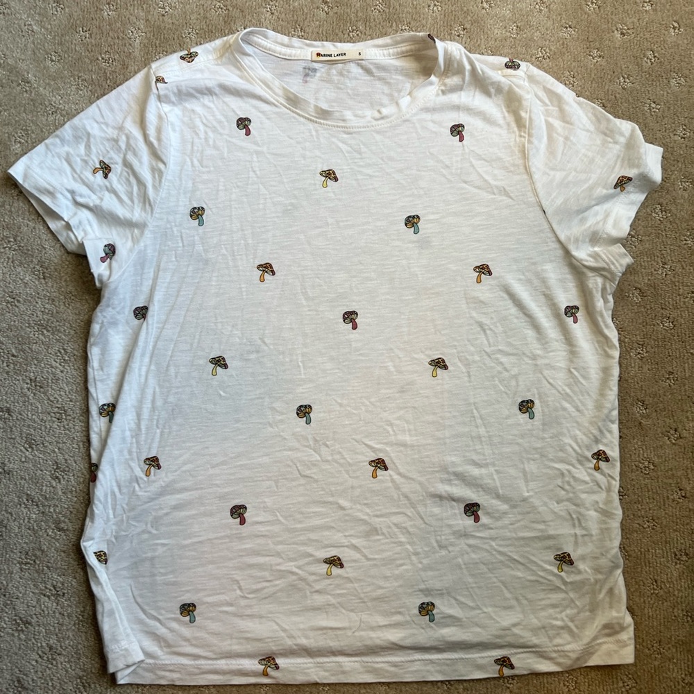 Mushroom marine layer tee